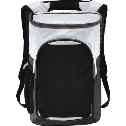 Front View of White Arctic Zone® Titan Deep Freeze® Backpack Cooler plain