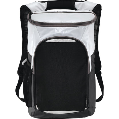 Front View of White Arctic Zone® Titan Deep Freeze® Backpack Cooler plain