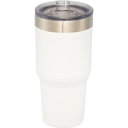Front View of White Arctic Zone® Titan Thermal HP® Copper Tumbler 30oz plain