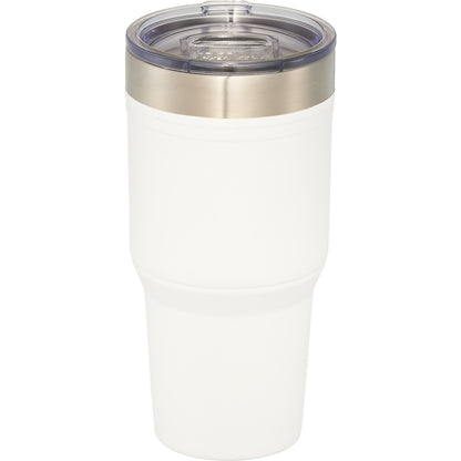 Front View of White Arctic Zone® Titan Thermal HP® Copper Tumbler 30oz plain