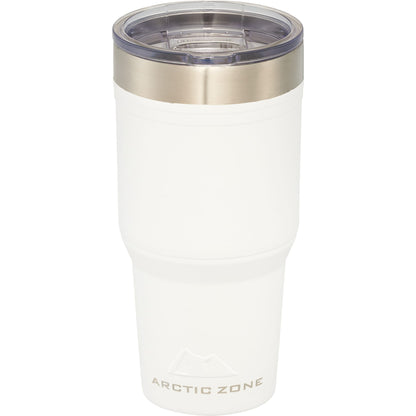 Front View of White Arctic Zone® Titan Thermal HP® Copper Tumbler 30oz