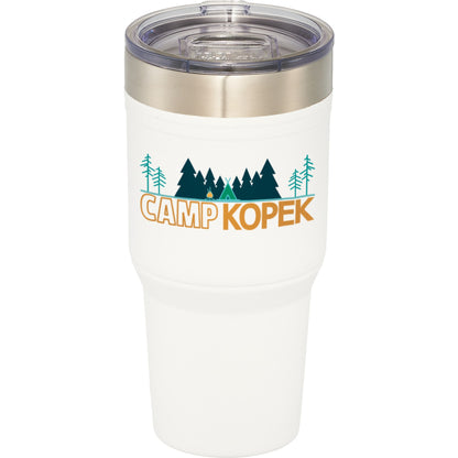 Front View of White Arctic Zone® Titan Thermal HP® Copper Tumbler 30oz