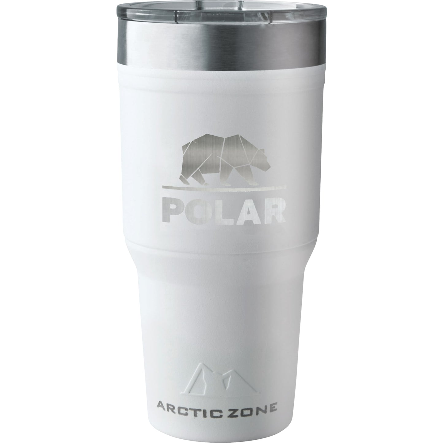 Front View of White Arctic Zone® Titan Thermal HP® Copper Tumbler 30oz