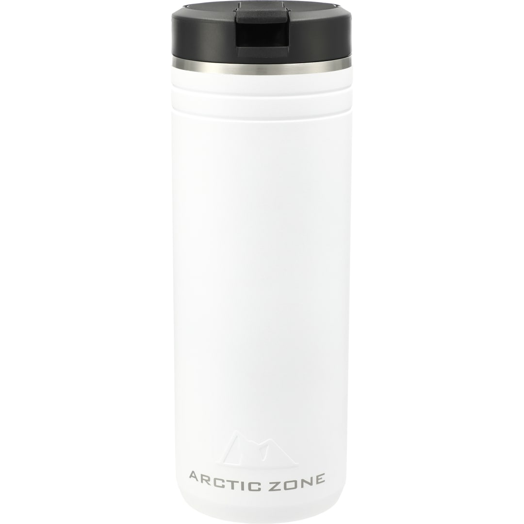 Front View of White Arctic Zone® Titan Thermal HP® Tumbler 24oz plain