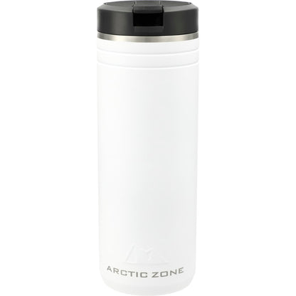 Front View of White Arctic Zone® Titan Thermal HP® Tumbler 24oz plain