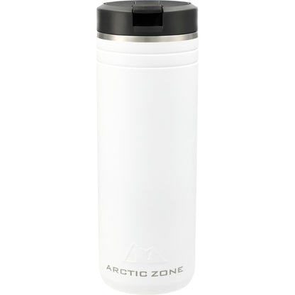 Front View of White Arctic Zone® Titan Thermal HP® Tumbler 24oz plain