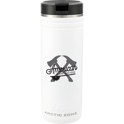 Front View of White Arctic Zone® Titan Thermal HP® Tumbler 24oz