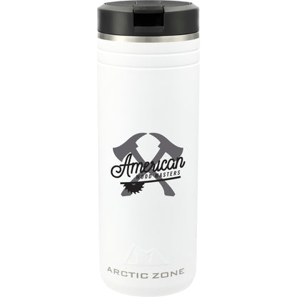Front View of White Arctic Zone® Titan Thermal HP® Tumbler 24oz