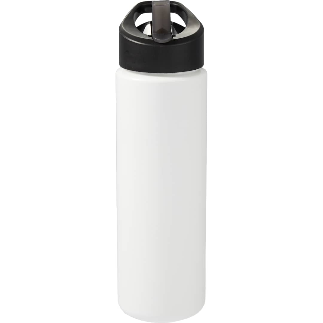 Front View of White Arctic Zone Tritan Renew  Metalike Bottle 28oz plain