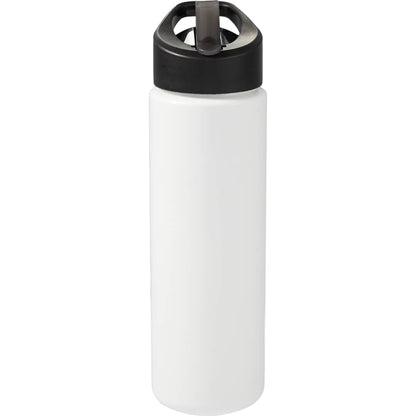 Front View of White Arctic Zone Tritan Renew  Metalike Bottle 28oz plain