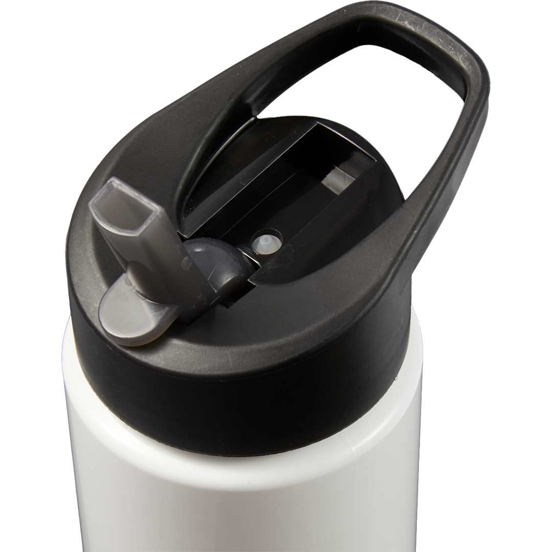 Front View of White Arctic Zone Tritan Renew  Metalike Bottle 28oz