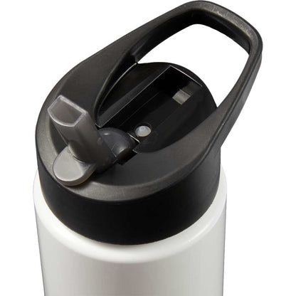 Front View of White Arctic Zone Tritan Renew  Metalike Bottle 28oz