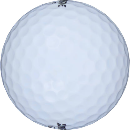 Front View of White Bridgestone Tour B RX Golf Balls - 12 Pack plain