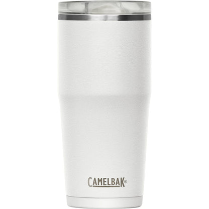 Front View of White Camelbak Thrive Leakproof Tumbler 20oz plain