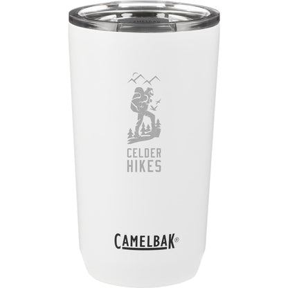 Front View of White CamelBak Tumbler 16oz