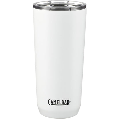 Front View of White CamelBak Tumbler 20oz plain