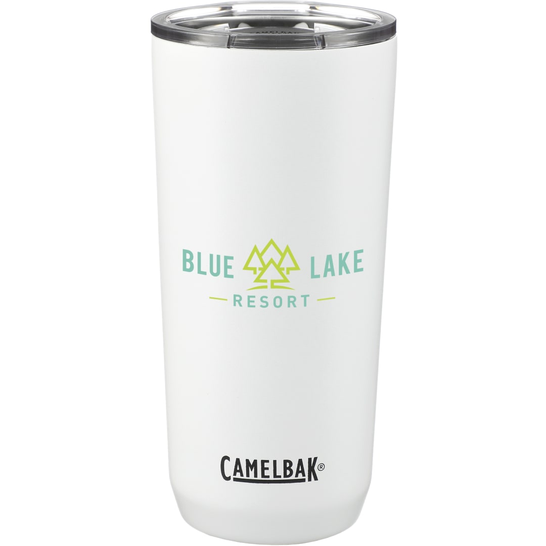 Front View of White CamelBak Tumbler 20oz