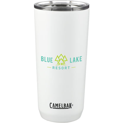 Front View of White CamelBak Tumbler 20oz