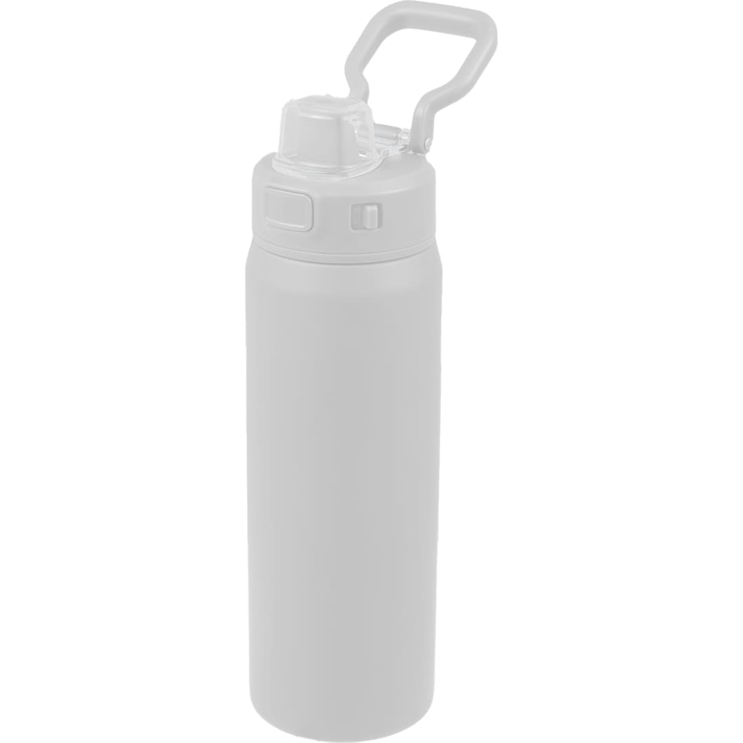 Front View of White Canyon Recycled Stainless Steel Bottle 30oz plain