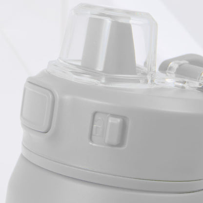 Front View of White Canyon Recycled Stainless Steel Bottle 30oz