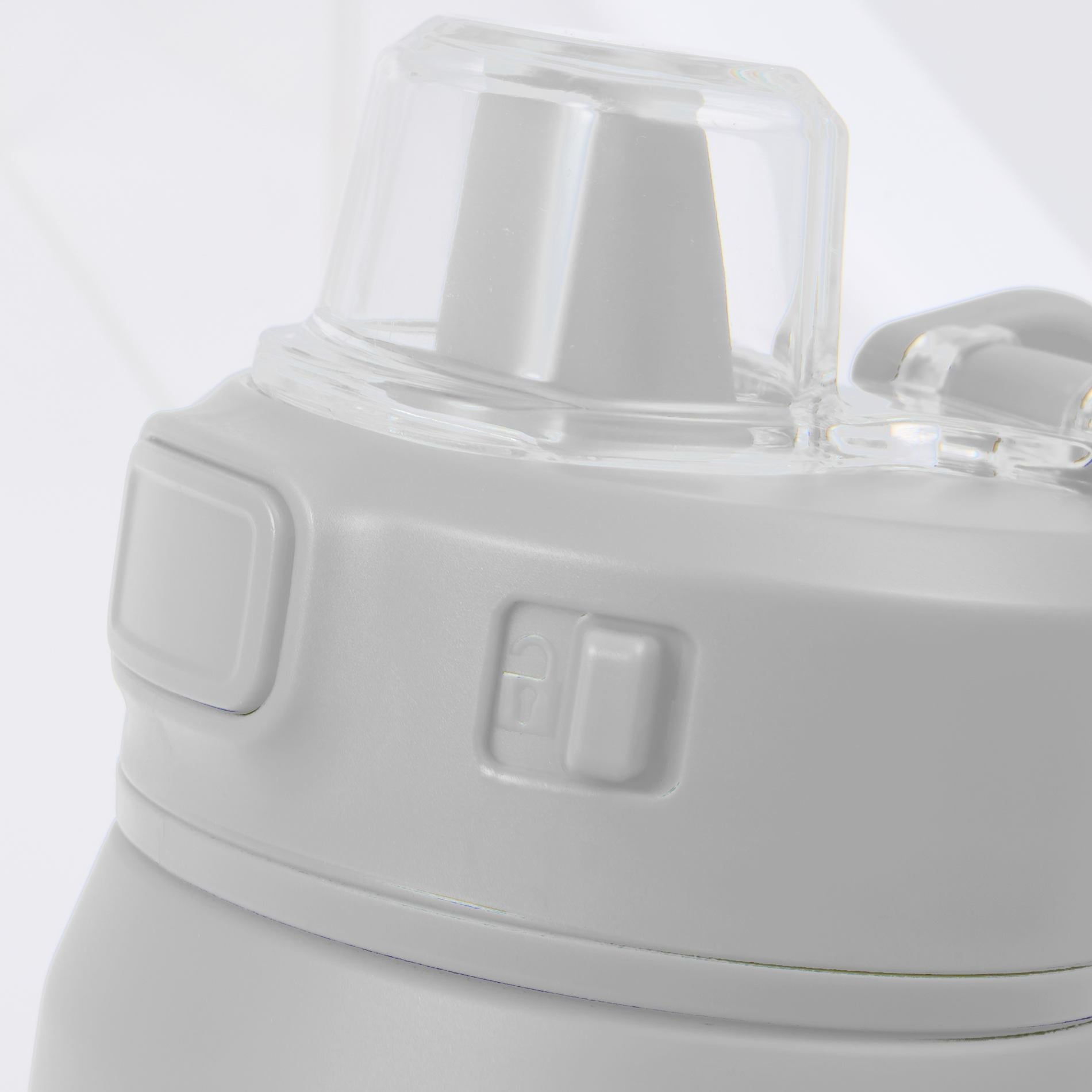Front View of White Canyon Recycled Stainless Steel Bottle 30oz
