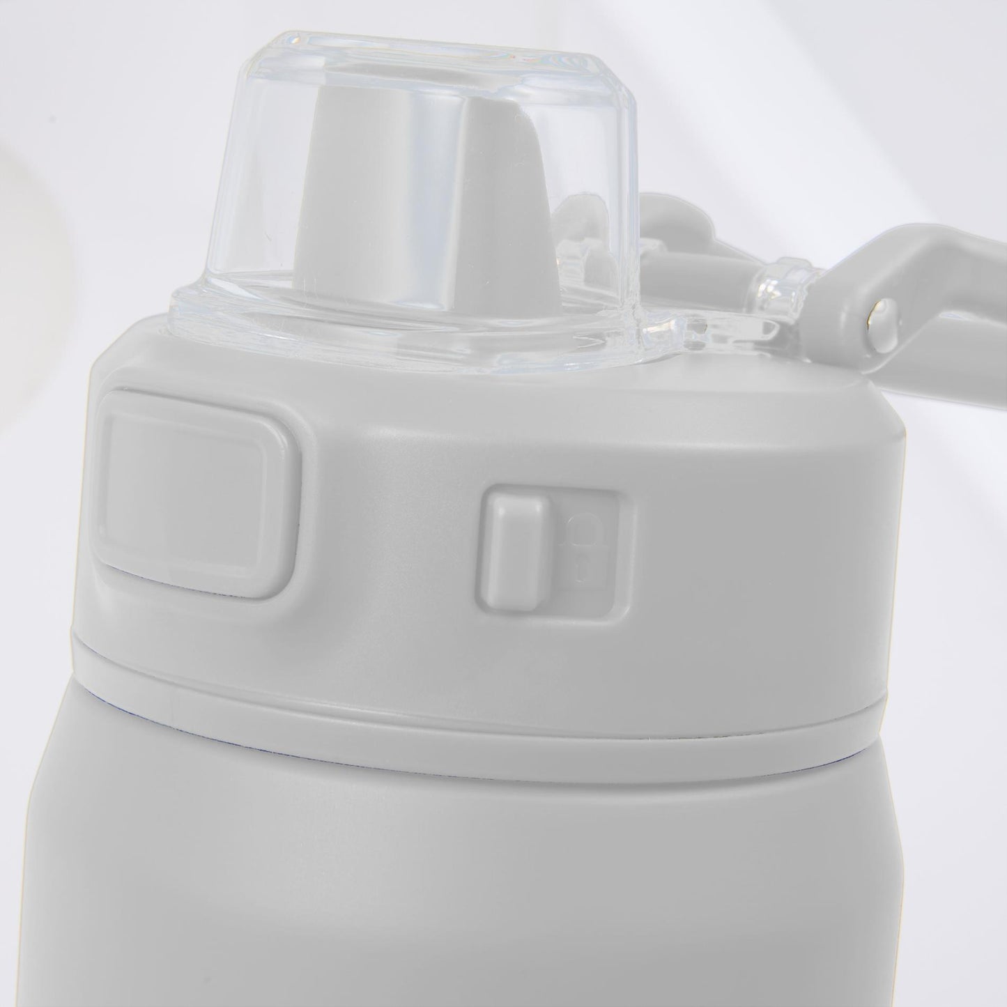 Front View of White Canyon Recycled Stainless Steel Bottle 30oz