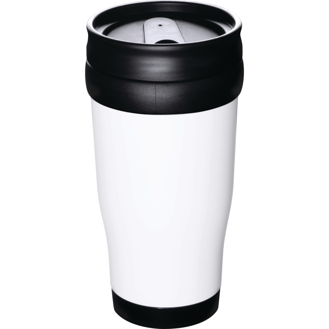 Front View of White Columbia 16oz Insulated Tumbler plain