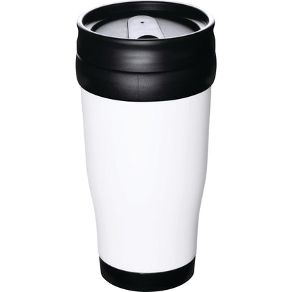 Front View of White Columbia 16oz Insulated Tumbler plain