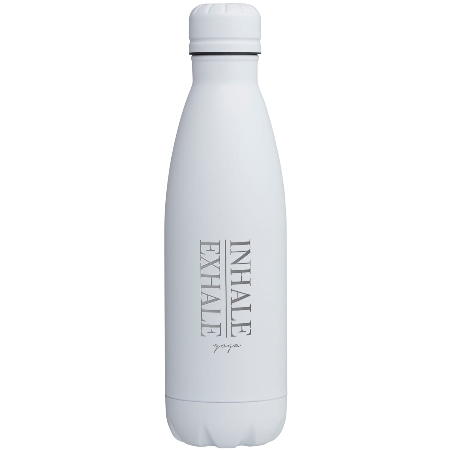 Front View of White Copper Vacuum Insulated Bottle 17oz
