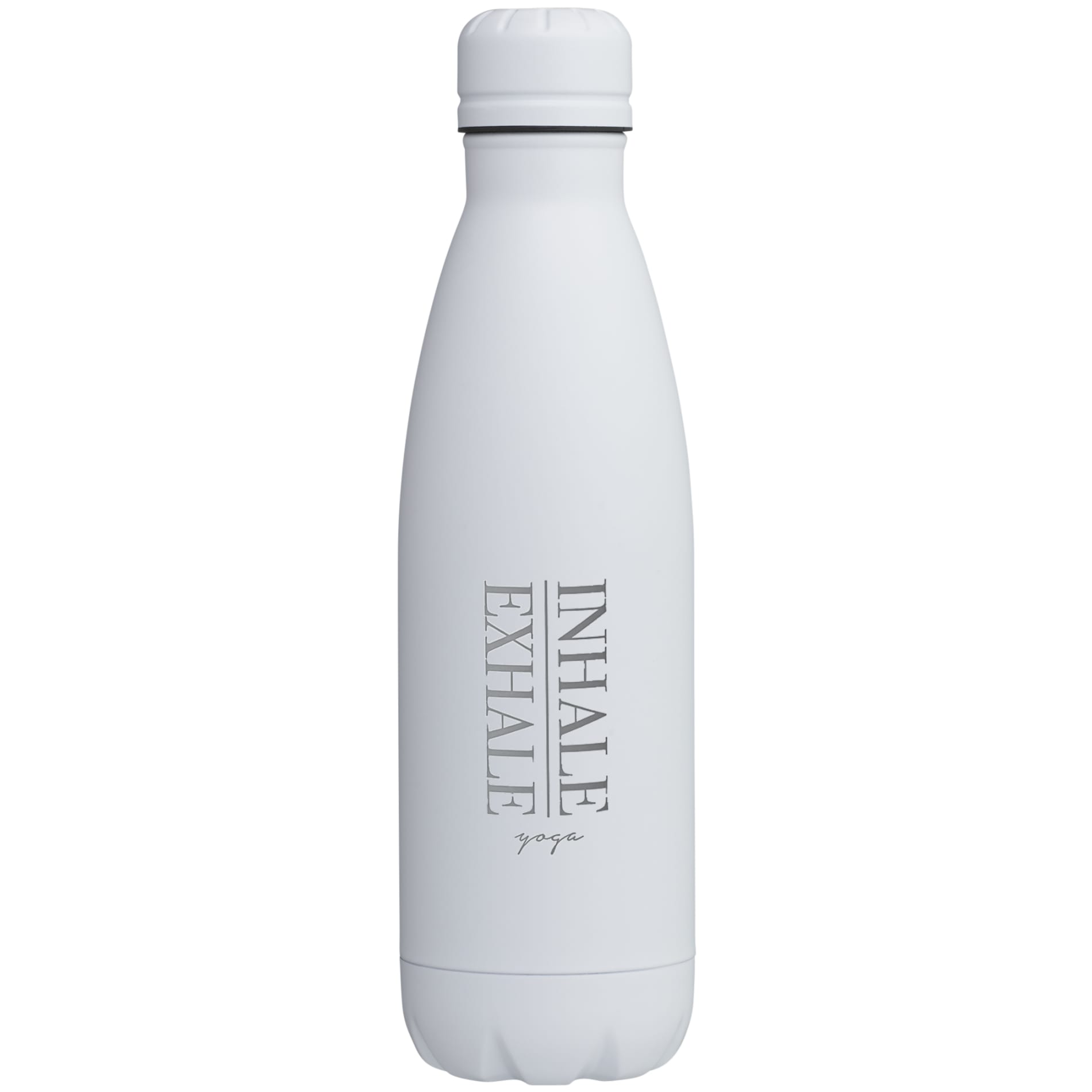 Front View of White Copper Vacuum Insulated Bottle 17oz