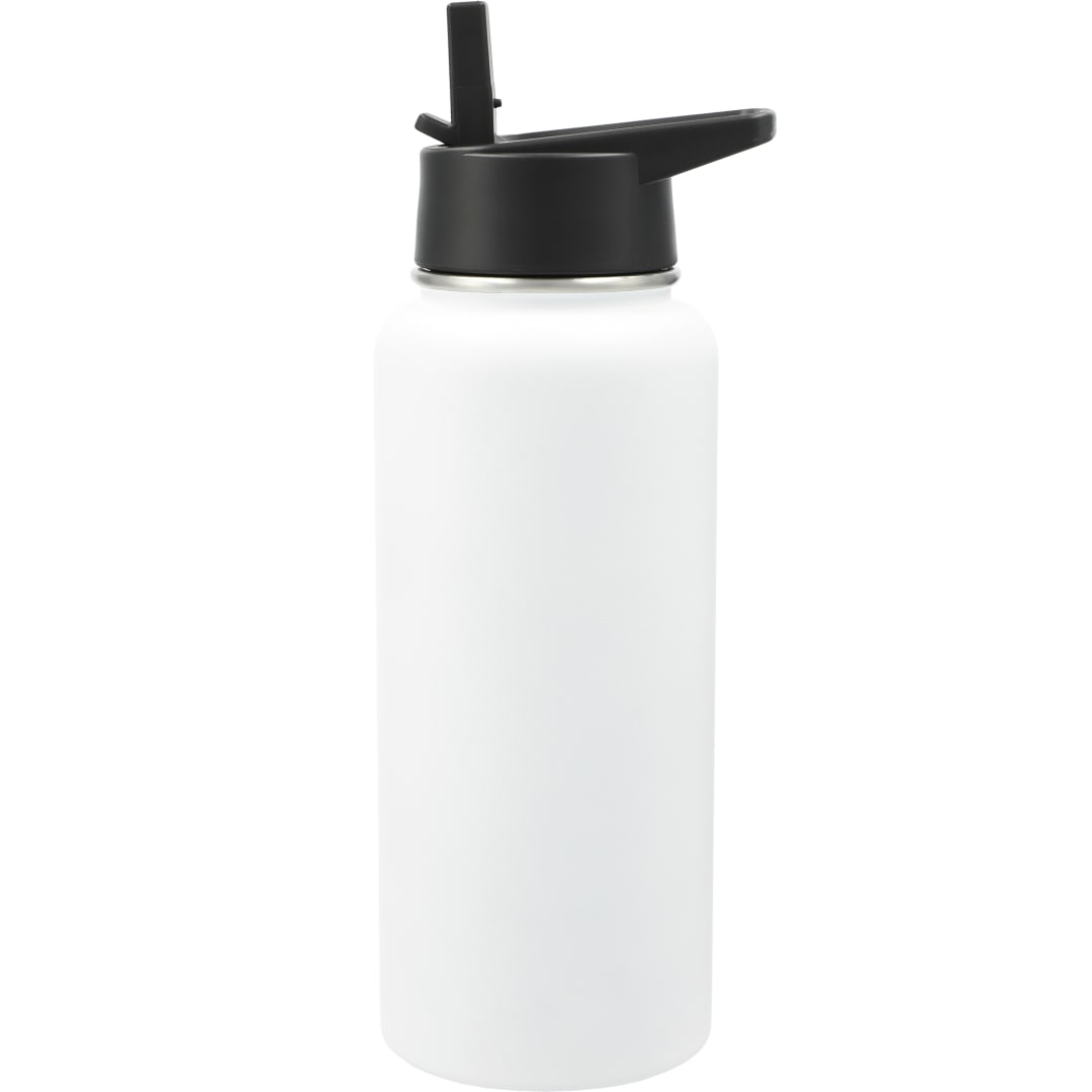 Front View of White Highland 3-in-1 Copper Vacuum Bottle Kit 32oz plain