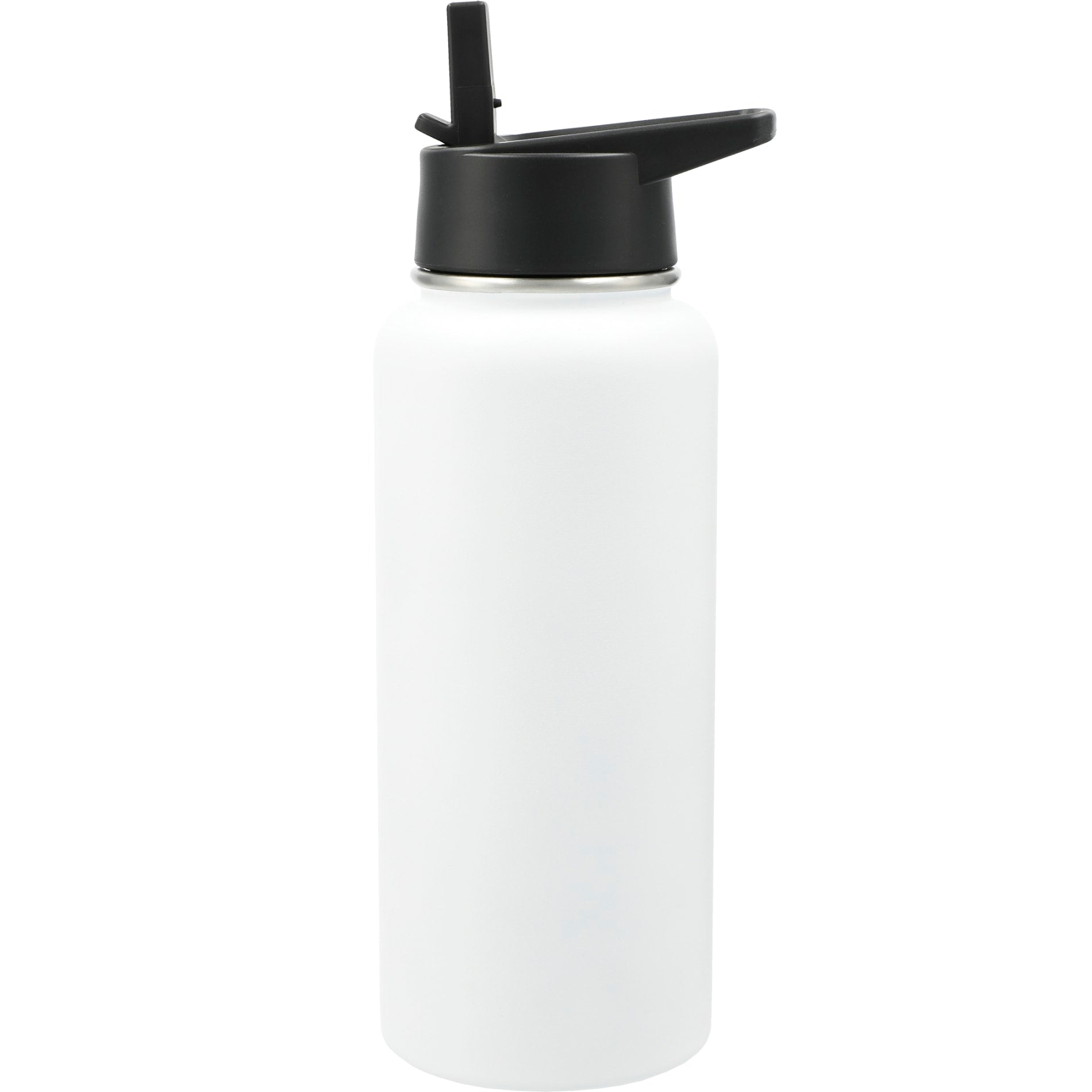 Front View of White Highland 3-in-1 Copper Vacuum Bottle Kit 32oz plain