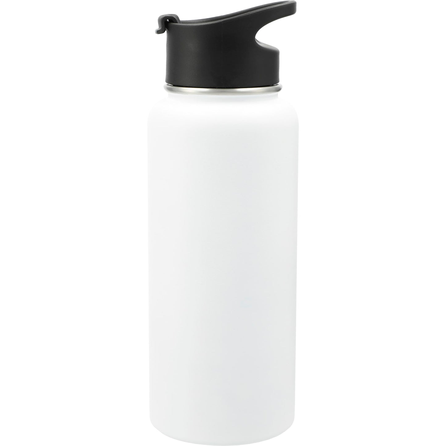 Front View of White Highland 3-in-1 Copper Vacuum Bottle Kit 32oz plain