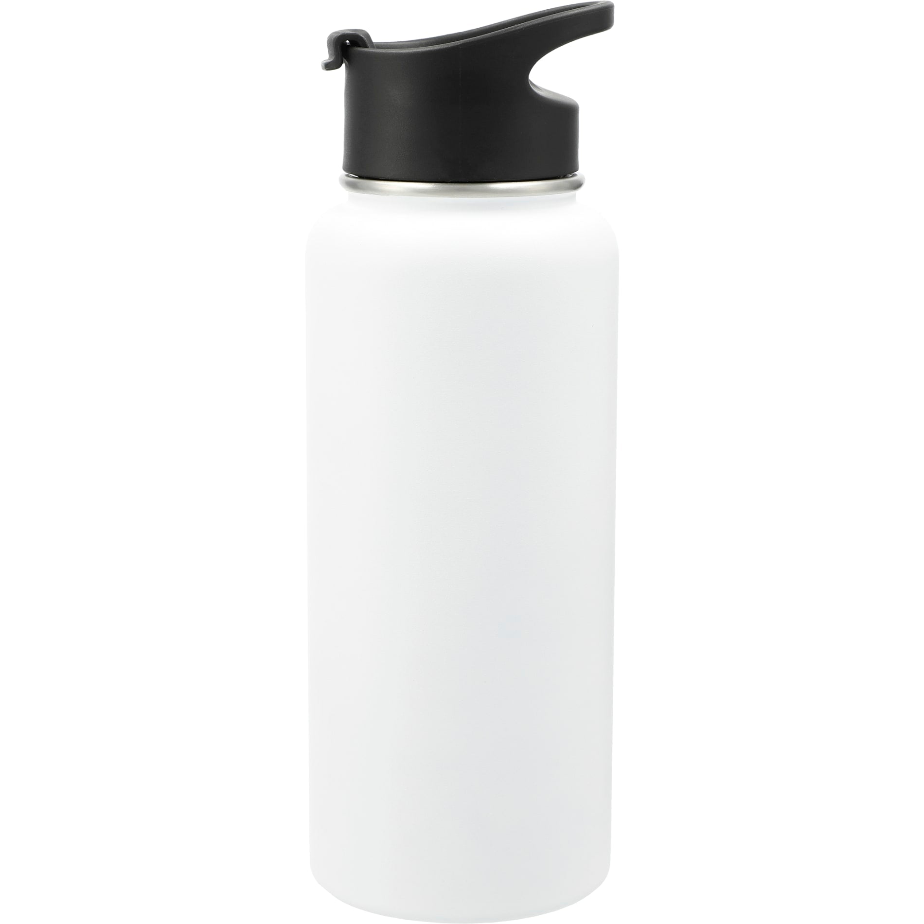 Front View of White Highland 3-in-1 Copper Vacuum Bottle Kit 32oz plain