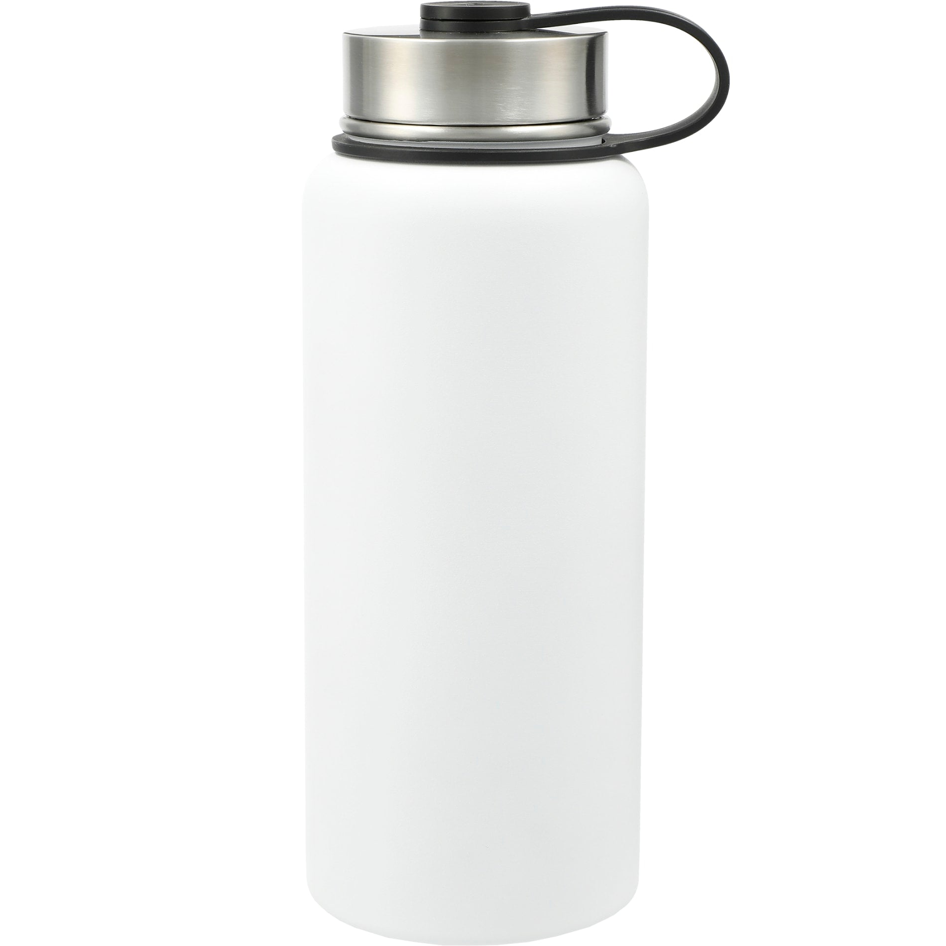 Front View of White Highland 3-in-1 Copper Vacuum Bottle Kit 32oz plain