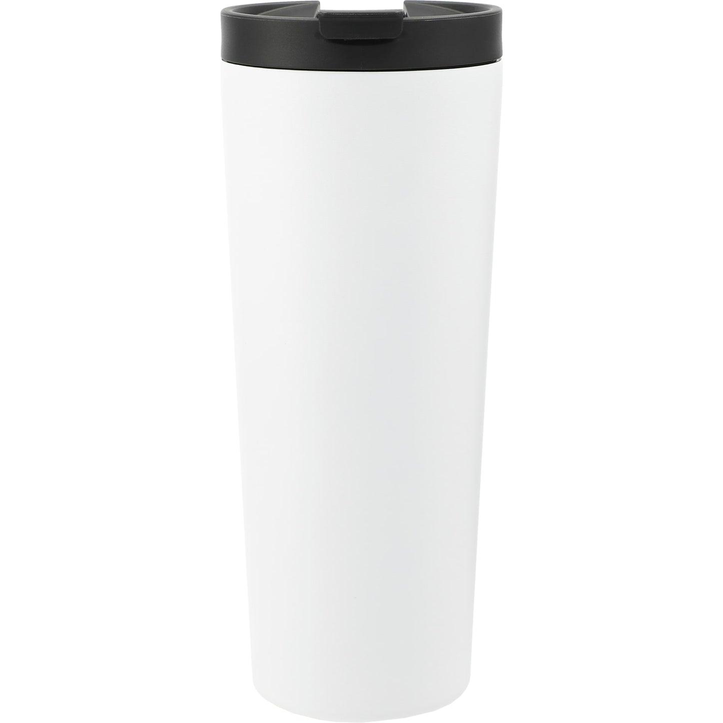 Front View of White Maia 2-in-1 Copper Vacuum Tumbler Kit 24oz plain