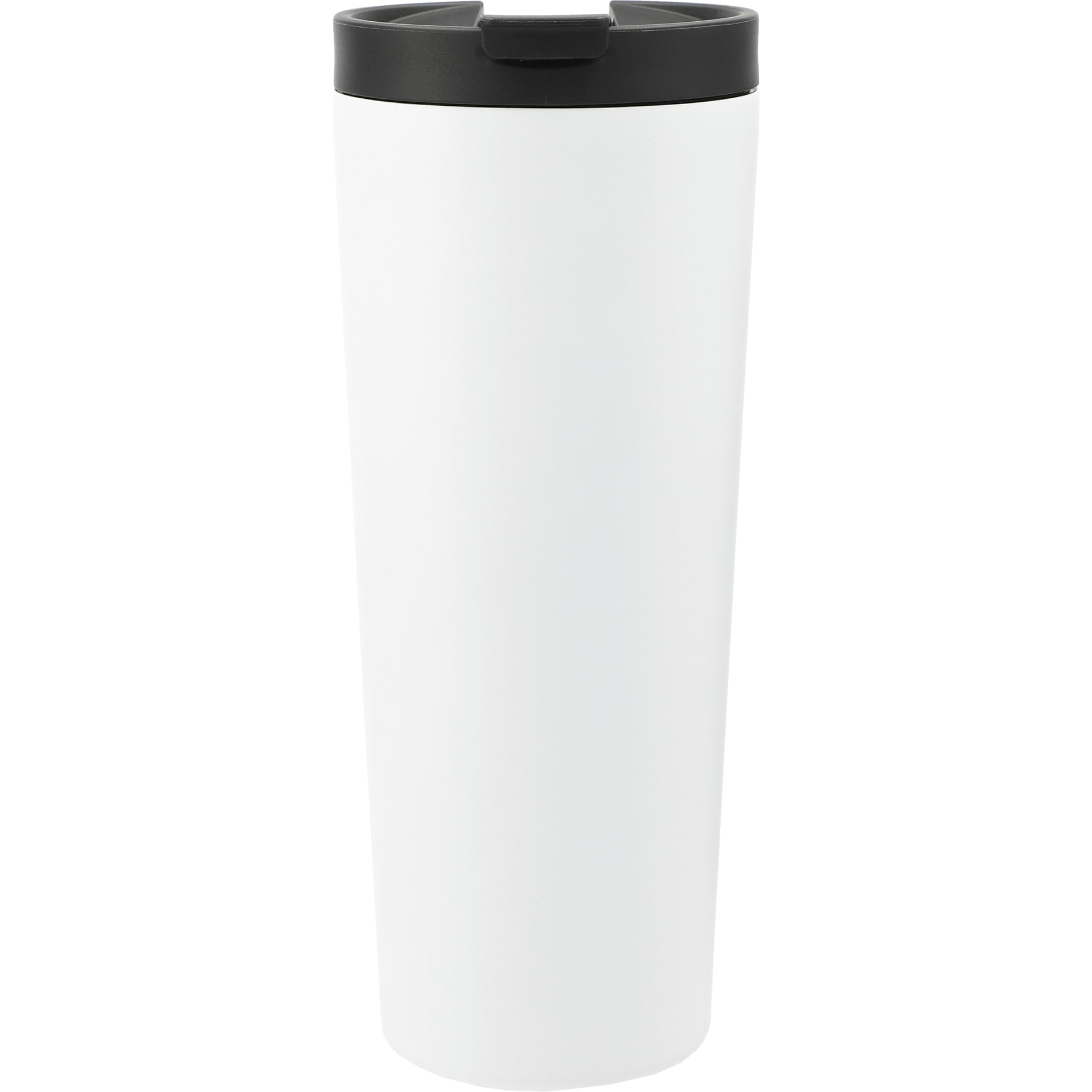 Front View of White Maia 2-in-1 Copper Vacuum Tumbler Kit 24oz plain