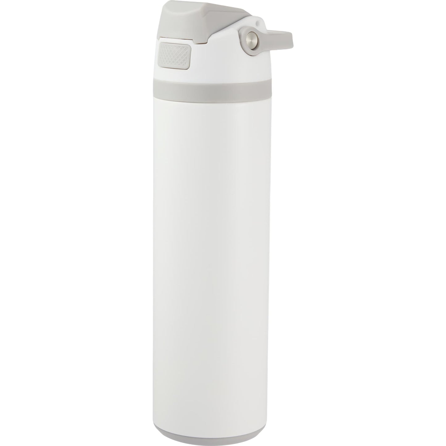 Front View of White Reef 24oz Vacuum Recycled Stainless-steel Bottle plain