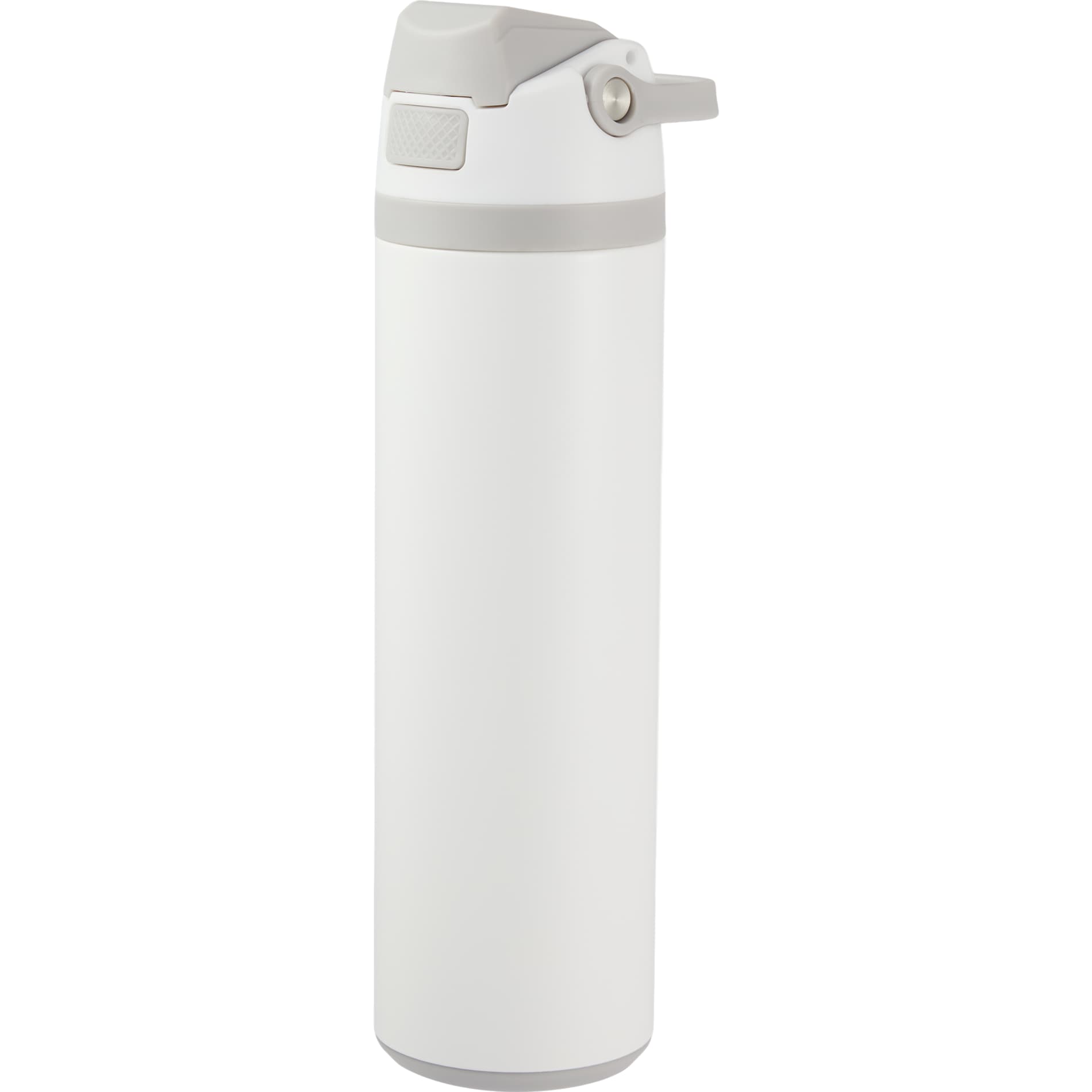 Front View of White Reef 24oz Vacuum Recycled Stainless-steel Bottle plain