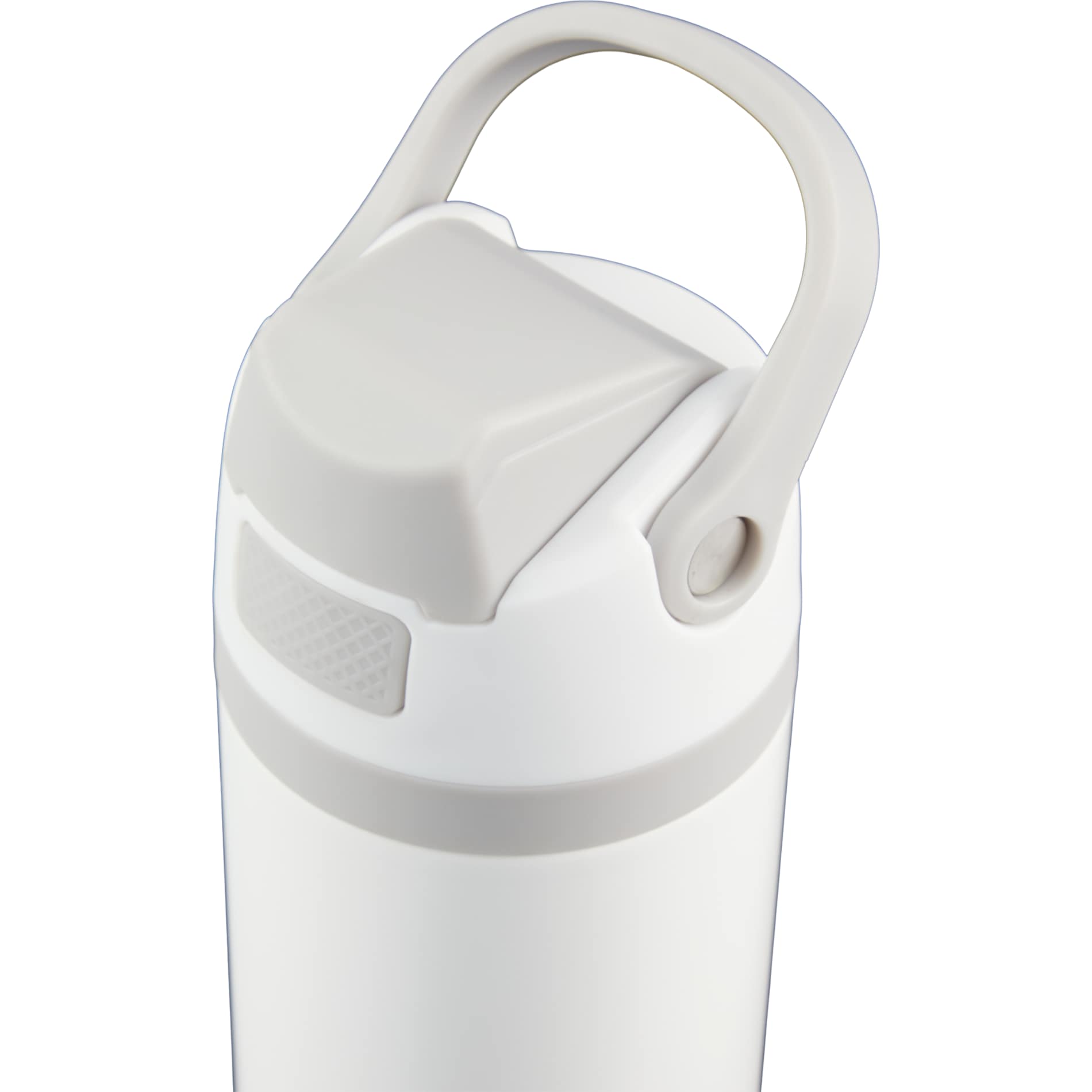 Front View of White Reef 24oz Vacuum Recycled Stainless-steel Bottle