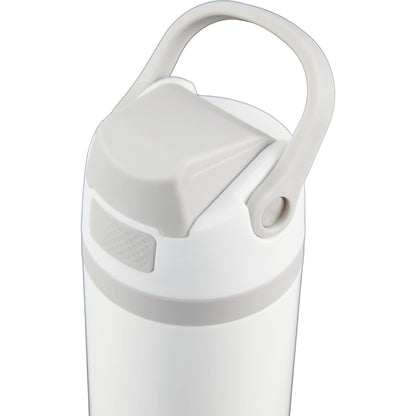 Front View of White Reef 24oz Vacuum Recycled Stainless-steel Bottle