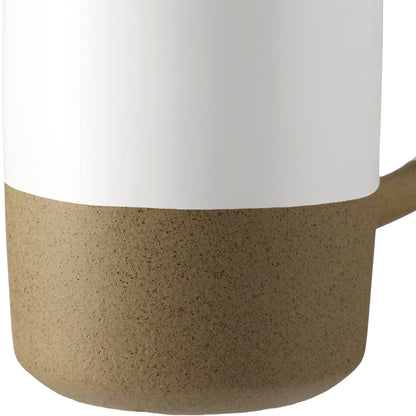 Front View of White RockHill Ceramic Mug 17oz plain
