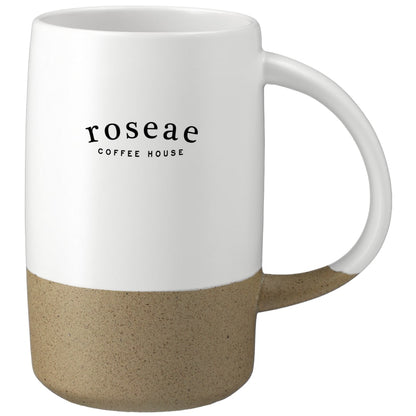 Front View of White RockHill Ceramic Mug 17oz