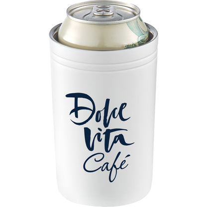 Front View of White Sherpa 11-oz. Vacuum Tumbler & Insulator
