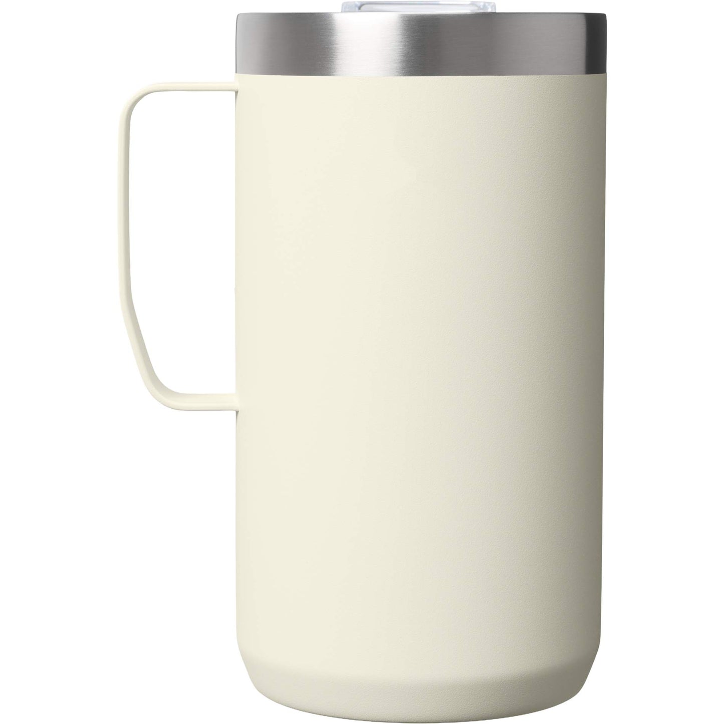 Front View of White Stanley Everyday Camp Mug 24oz plain