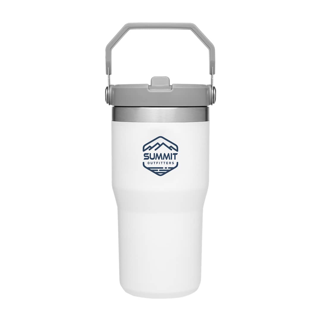 Front View of White Stanley IceFlow™ 1.0 Flip Straw Tumbler 20oz