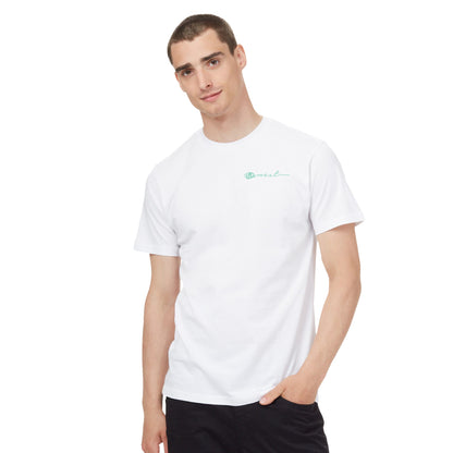 Front View of White tentree Organic Cotton Short Sleeve Tee - Men's