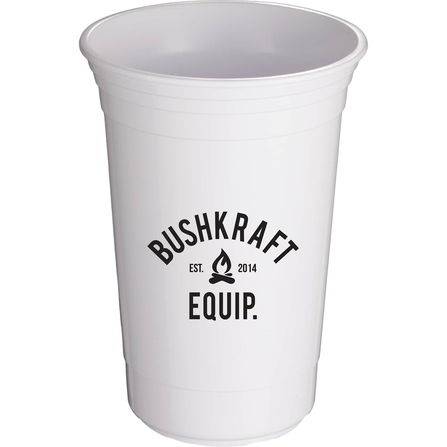 Front View of White The Varsity Double Wall Tumbler 16 oz.