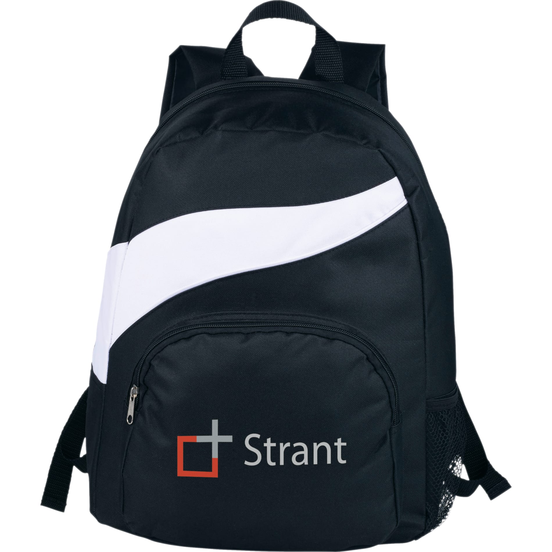Front View of White Tornado Deluxe Backpack