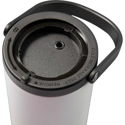 Front View of White Trinity Recycled Straw Leak proof Tumbler 30oz